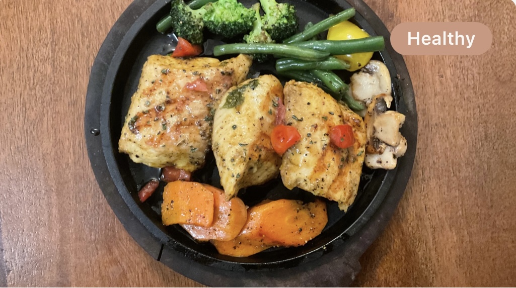 Grilled fish (sole) & chips