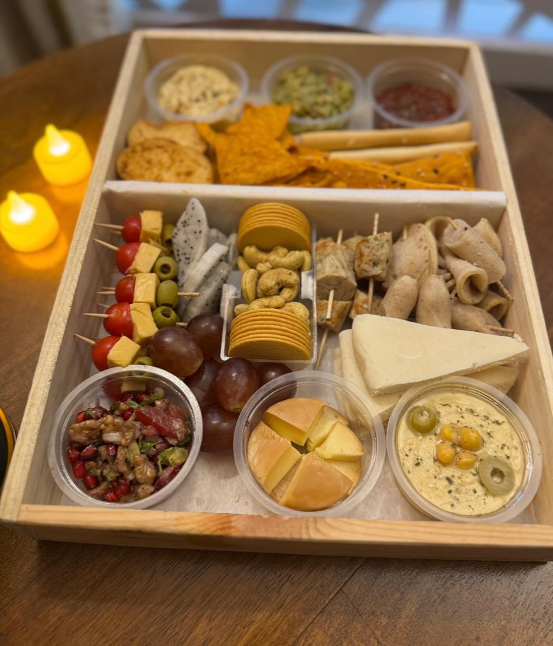 Charcuterie cheese board