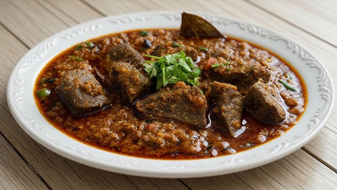 Mutton keema kaleji (desi ghee) with kulcha